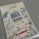 Blue and White Floral Bird Party Favor Bags - 50Pcs Plastic Sketch Birds Flowers Candy Treat Snack Gift Sacks with Handles Snack Goodie Bags for Wedding Birthday Party Supplies Decor