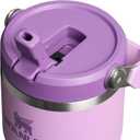 STANLEY IceFlow 2.0 Flip Straw Tumbler with Handle 20 oz | Twist On Lid and Flip Up Straw | Leak Resistant Water Bottle | Insulated Stainless Steel | BPA-Free | Lilac