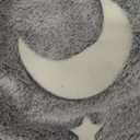 Indoor Dog House, Night-Luminous Star Dog Tent with Frame, Washable Dog Cave Bed, Suitable for 18-40 lb Small and Medium Dog (Grey)