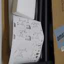 Small Standing Desk Adjustable Height, Mobile Stand Up Desk with Wheels, 32 Inch Portable Rolling Desks for Walking Pad Treadmill Wood Rustic