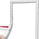 3D Polka Dots Flexible Chair Rail Classic Wall TrimPeel and Stick Panels Molding TrimSelf -Adhesive Wall Trim Easy DIY Installation for Mirror Edge, TV Background, Home Wall Decor (1.18IN*0.43IN)