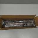 LINFIDITE Wine Glass Holder 2PCS Stemware Rack Hanger Under Cabinet Wine Glass Rack Kitchen Hanging Storage Rack Organizer,Black (For Partition Thickness under 0.98")