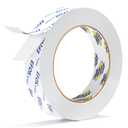 Double Sided Tape Heavy Duty White PE Foam Tape, 1 in X 16.5 Ft Mounting Tape Removable Strips Strong Weatherproof Adhesive Tape for Hanging Picture Poster, Carpets, Paint Wall No Damage 1 Pack