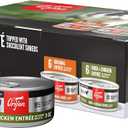ORIJEN Premium Pate Wet Cat Food Variety Pack: Original + Duck & Chicken Recipes 3oz Cans (12 Count, 6 of Each) (EXP 07/16/26)