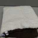 K&H PET PRODUCTS Self-Warming Cat Bed Pad, Self Heating Pad for Outdoor Cat Houses, Warming Mat for Indoor Pet Beds & Furniture, Reversible Blanket, Washable - Small 21 X 17in Oatmeal/Chocolate