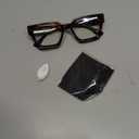 livho Oversized Eyewear Frame for Woman and Men - Rectangle Fashion Glasses for Computer, Chic Preppy Frame (Coco Tortoise)