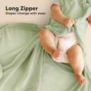 2-Pack Organic Baby Sleep Sacks, 100% Cotton - Soft & Breathable 0.5TOG Baby Wearable Blanket, Toddler Sleeping Sack 18-24 months, Easy to Wear Transitional Swaddles for Newborns,Infants(Roarsome, L)