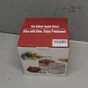 NEW Professional Apple Slicer and Corer 6.42in- Stainless Steel Apple Cutter with 16 Slices, Heavy Duty Design for Large Apples, Thin Slices, Compatible with Pears and Other FruitsRed