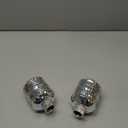 2 Pack Bubbler Sprinkler Heads, Aluminum Diffuser Flood Nozzle for Delicate Watering, Gentle Garden Metal Watering Soaker Sprinkler for Plants Garden Lawn Yard