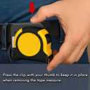 Tape Measure Holder for Belt, Low-Profile Tape Measure Belt Clip, Measuring Tape Holder Up to 2" Tool Belt, Tape Accessories