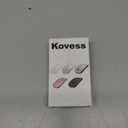 Kovess Wireless Bluetooth Mouse for Mac Air MacBook Pro Laptop PC Pad Optical Rechargeable Silent Mouse with Jiggler Mode Dual Mode Switch Bluetooth 5.2/3.0 and 2.4G USB-A & USB-C Receiver Rose Gold