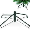 Roowest Replacement Christmas Tree Stand for Artificial Trees, Universal Metal Christmas Tree Base Folding Artificial Xmas Holder(Green,16 Inch)