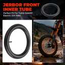 JERBOR Upgraded Front Inner Tube for Tuttio Soleil01 Electric Drit Bike, Thickened 14" Front Tire Tube Replacement Tubes for Tutto Tutti Electric Motorcycle (Front Inner Tube)