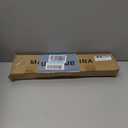 Curtain Rods for windows 30-46 inch,5/8 Inch Decorative Curtains Rods Set,Matte Black Splicing Single Window Curtain Rod with Brackets for Bedroom,Living Room,Outdoor Patio,Kitchen,Small Curtain Rod