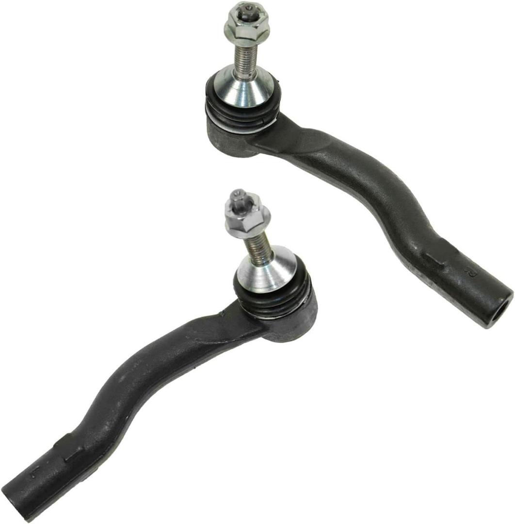 TRQ Front Outer Tie Rod Set Compatible with 2003-2011 Ford Crown Victoria Lincoln Town Car Mercury Grand Marquis 2003-2004 Marauder