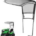 For John Deere LP68122 Riding Mower Sun Canopy fits JD 100, D100, E100, L100, LA100, S100, S200 Series Mowers, Replacement for John Deere LP68122 LP51702 Lawn Tractor Sunshade