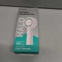 Aecooly Portable Handheld Turbo Fan [24H Max Cooling Time], 5 Speeds USB Rechargeable Mini Personal Battery Operated Small Pocket Cooling Fan GIfts for Women, Travel, Home, Office, Beach, Lash -Beige