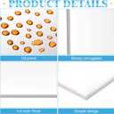 Jingmore 12 Pcs Sheet Rectangle Cake Drum Board Greaseproof Rectangle Cake Boards 1/4 Inch Thick Foil Corrugated Plate Drum Base for Desserts Display(17 x 25 Inch,White)