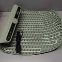 Extra Large Food Warming Mat - Fast Heating Silicone Electric Warming Tray with 9 Level Temperature, 6-Hour Timer, Child Lock & Anti-Scald Design | Portable Food Warmer for Parties Home Travel (Green)