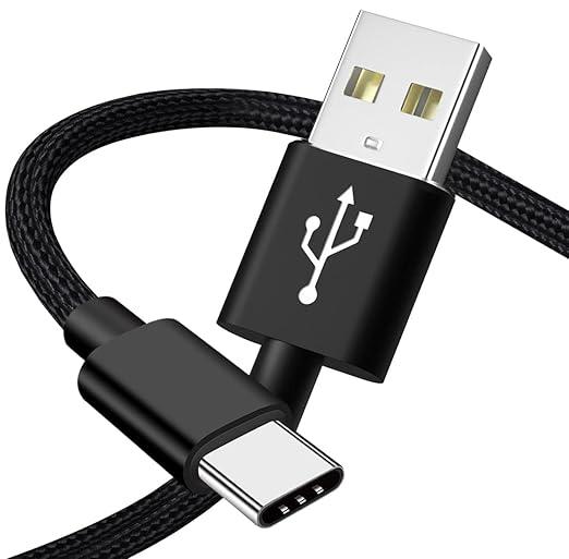 10ft Long USB-C Type C Power Cord Charger Cable for GoPro Hero MAX,Hero 11 10 9 8 7 6 5 Session 2018 Black White Silver for Samsung Galaxy Note for LG G7 Data Sync Charging Cord for Go Pro Hero7 Hero9