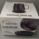 Self Heating Coffee Mug T2, 16oz Smart Heated Coffee Mug, 150 Min Battery Life - Hot up to 149 Temperature Control Coffee Mug Warmer, Gifts for Dad Mom (No APP) (Black)