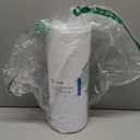 iDesign Freestanding Bathroom Toilet Paper Storage Holder with Lid for 3 Extra Rolls, White