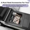 LUWU R Ange R Over Center Console Organizer Compatible with 2023 2024 2025 Land Rover R Ange R Over Vogue/Sport Accessories Armrest Console Organizer Armrest Organizer Insert Tray (w/Refrigerator)