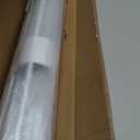 LazBlinds No Tools No Drill 1" Vinyl Mini Blinds, Cordless Blinds for Windows, Light Filtering Horizontal Window Blinds & Shades, 34 1/2" W x 48" H, White