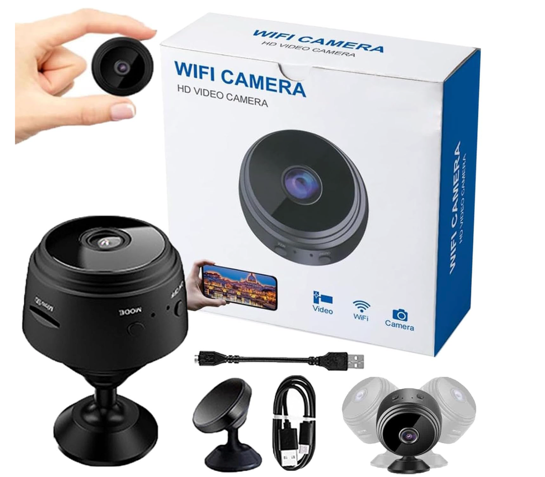 Cameras Home Indoor Use Cam Night Vision Motion Detection Baby Monitor Wireless Outdoor Nanny espias ocultas WiFi (1296p)