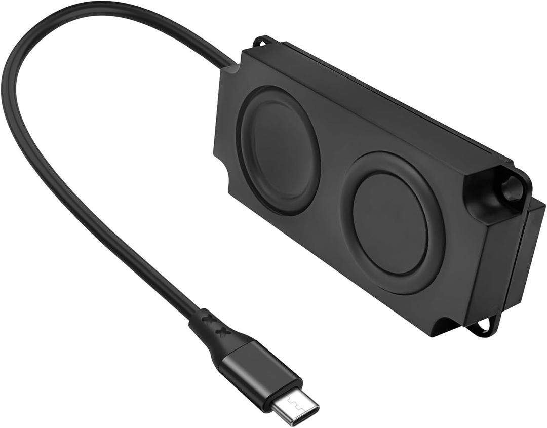 XMSJSIY USB Type C Computer Speaker Laptop Speaker 3W Portable Plug-in External Speaker for Desktop PC Laptop Monitor Phone-1 PCS