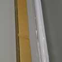 DEZ FURNISHINGS Cordless 1" Light Filtering Pleated Shade, Fabric, 43.5"W x 64"H, White