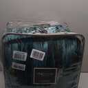 Chic Home Westmont 4 Piece Comforter Set Crinkle Crushed Velvet Bedding-Decorative Pillow Shams Included, Queen, Green