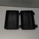 Outdoor Extension Cord Box, Large Waterproof Electrical Cord Box (9.05x6.61x2.67inch) Cable Connection Safety Protector Cover IP54 Water-resistant for Power Strip, Holiday Light and Decorations, Black