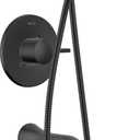 Delta Faucet Albion 14 Series Single-Handle Tub and Shower Faucet Set, Black Shower Trim Kit with 4-Setting In2ition 2-in-1 Dual Hand Held Shower Head, Matte Black T144855-BL-I (Valve Not Included)