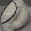 INVENHO Heated Cat Beds for Indoor Cats and Small Dogs, 20" Cozy Donut Heated Pet Bed with Timer & Temp Adjustable, Removable Waterproof Electric Warming Bed for Indoor Cat (Cream)