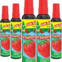 LITTLE TREES Car Air Freshener | Spray Provides a Long-Lasting Scent for Auto or Home | On-the-go Freshness | Strawberry, 5 Air Fresheners