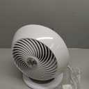 Vornado 560 Medium Air Circulator Floor Fan, 4-Speed, Quiet Fan for Bedroom, Office, Dorm Room, with Chrome Glide Bar Adjustable Tilt, Electric Cooling Fan, White