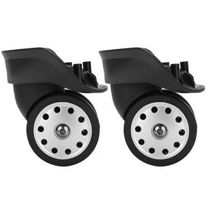 Multihole Suitcase Wheel, a Pair A88 Black Luggage Multihole Wheel Universal Suitcase Replacement Outdoor Supplies Multihole Suitcase Wheel, a Pair A88 Black Luggage Multihole Wheel Universal Suitcase Replacement Outdoor Supplies