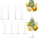 Balloon Stand Kit For Table - 8 Sets Balloon Sticks with Base For Birthday Graduation Party Decorations