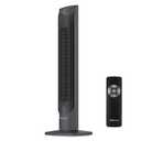 Holmes 36” Tower Fan – 3-Speed, Clean Breeze Feature, 80° Oscillation, 8-Hour Timer, Remote Control