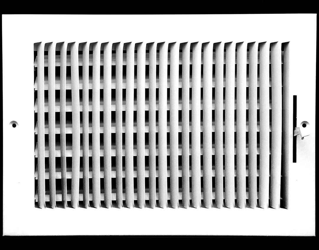 HVAC Premium 12" X 8" 1-Way AIR Supply Grille - Vent Cover & Diffuser - Flat Stamped Face - White [Outer Dimensions: 13.75"w X 9.75"h]