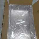 9'' (6 Pack) Drawer Organizers, Plastic Clear Acrylic Non Slip Non Cracking kitchen drawer organizer Stackable Bathroom Drawer Organizer Trays, Storage Bins for Makeup, Bathroom, Kitchen Office