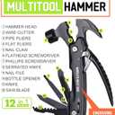 Fathers Day Dad Gifts from Daughter Wife - Gift for Dad, Dads Gift for Fathers Day - Birthday Gift, Christmas Presents for Father, Husband Stepdad, Men - Multitool Hammer from Daughter Son