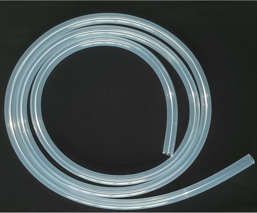 Silicone Tubing 3/8" ID x 1/2" OD-3.3ft, Food Grade Silicon Tube Flexible High Temp Pure Silicone Hoses for Home Brewing,Wine making (Clear)