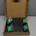 Solar Fence Lights Outdoor Waterproof High Brightness LED Spot Lens Deck Lights 7 Mode Warm & Cool White RGB Solar Powered Wall Lighting Decor for Outside Patio Step Backyard Railing Pool - 8 Pack (Black)