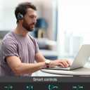 Kinivo BTH220 Bluetooth Headphones (Black, On-Ear, Wireless Music, Hands-Free Calling, Built-in Mic, Foldable, Memory Form Earpads, Travel Bag)