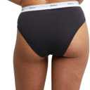 Hanes womens Originals Hi-leg Panties, Breathable Stretch Cotton Underwear, Assorted, 6-pack (Large, Basic Color Mix)