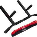 Joist Mount Pull Up Bar with Pull Up Assistance Bands - Commercial Gym Quality Pullup Bar with 41" Loop Exercise Pull-Up Assist Bands