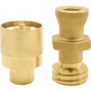 Hoypeyfiy RE7141F Forklift Connector Female and RE7141M Forklift Connector Male, Forklift Propane Tank Connector Replacement for Rego Coupler 7141F 7141M