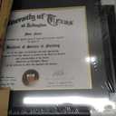 GMFrames 11x14 Diploma Degree Frame with Mat or Display 15x18 Certificates without Mat,Solid Wood,Black Finish with Intricate Black Rope Detail,UV Protection Acrylic, 15x18 for 11x14 with Mat